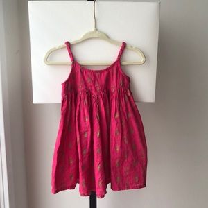 Moon Paris - Boho hot pink dress